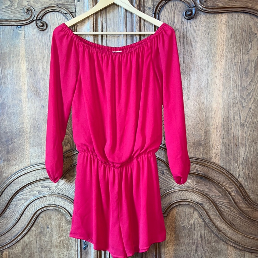 Three Eighty-Two Thompson Off Shoulder Romper - image 2